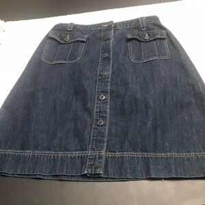 Old Navy Denim Button-Front Skirt